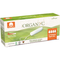 Organyc Organic Cotton Tampons Super Plus x 16 Pack