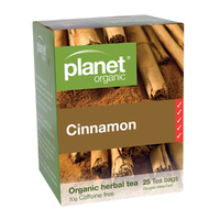 Planet Organic Cinnamon Herbal Tea x 25 Tea Bags