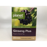 Planet Organic Ginseng Herbal Tea x 25 Tea Bags