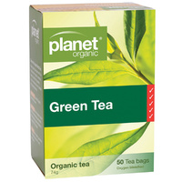 Planet Organic Green Tea x 50 Tea Bags