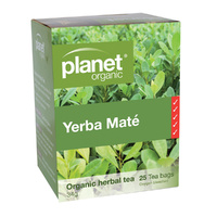 Planet Organic Organic Yerba Mate Herbal Tea x 25 Tea Bags