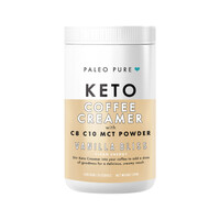 Paleo Pure Keto Coffee Creamer (with C8 C10 MCT Powder) Vanilla Bliss 250g