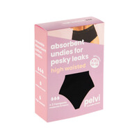 Pelvi Leakproof Underwear Full Brief Black XXL