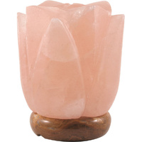 SaltCo Salt Crystal Lamp Lotus