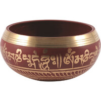 SaltCo Tibetan Singing Bowl Red Small (10.5cm)