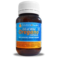 Solutions 4 Health Oil of Wild Oregano Capsules 60 Vege Capsules