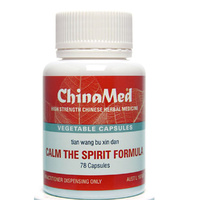 ChinaMed Calm the Spirit Formula 78 Capsules