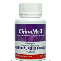 ChinaMed Menstrual Relief Formula 78 Capsules
