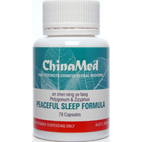 ChinaMed Peaceful Sleep Formula 78 Capsules