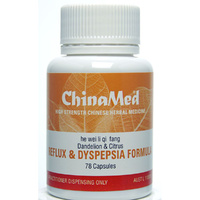 ChinaMed Reflux and Dyspepsia Formula 78 Capsules