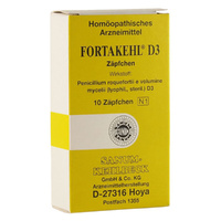 Sanum Fortakehl 6X (D3) Suppositories x 10 Pack