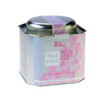 Tea Tonic Organic White Tea & Rose Petals Tea Tin 75g
