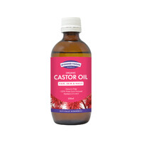 Wonder Foods Organic Pure Cold-Pressed Castor Oil 200ml