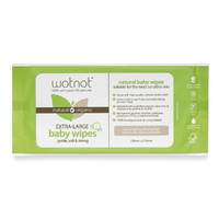 Wotnot 100% Natural Baby Wipes x 5 Pack