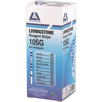 Livingstone Reagent Strips 10SG (10 Tests) x 100 Pack