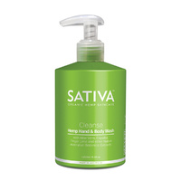 Sativa Hemp Hand & Body Wash Cleanse 250ml