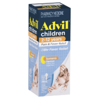 Advil Childrens Pain & Fever Relief 2-12 Years Suspension 200ml (S2)