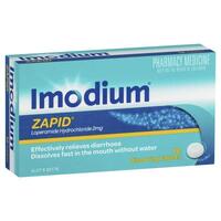 Imodium Zapid 2mg 12 Tablets  (S2)