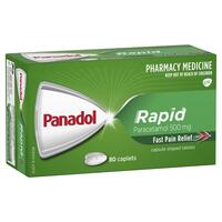 Panadol Rapid Pain Relief 80 Caplets (S2)