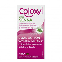 Coloxyl with Senna 200 Tablets 