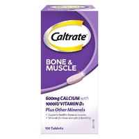 Caltrate Bone & Muscle Health Plus Minerals 100 Tablets 