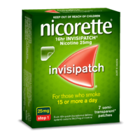 Nicorette 16 Hour Invisipatch Step 1 25mg 7 Patches