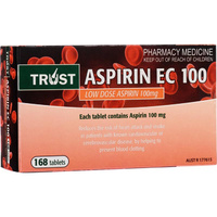 Trust Aspirin EC 100mg 168 Tablets (S2)
