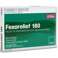 Pharmacy Action Fexorelief 180Mg 10 Tablets (S2)