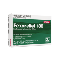Pharmacy Action Fexorelief 180Mg 30 Tablets (S2)