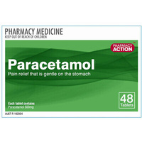 Pharmacy Action Paracetamol 48 Tablets (S2)