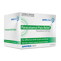 Apohealth Paracetamol Pain Relief 100 Blister Pack (S2)