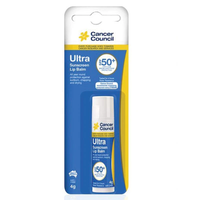 Cancer Council Ultra Sunscreen Lip Balm SPF 50+ 4g
