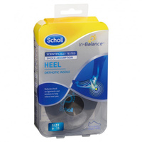 Scholl In-Balance Heel Orthotic Insole Large Size 9-11