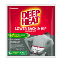 Deep Heat Lower Back & Hip Heat Belt
