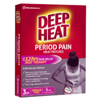 Deep Heat Period Pain Heat Patches 3 Pack