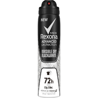 Rexona Men Advanced Antiperspirant Aerosol Invisible Black & White 220ml