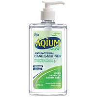 EGO Aqium with Aloe Antibacterial Hand Sanitiser 375 mL