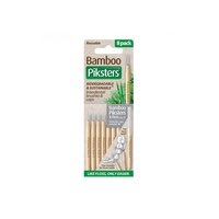 Piksters Bamboo Straight Interdental Brush Size 0 8 Pack