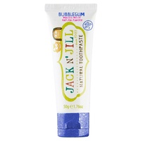 Jack n' Jill Natural Kids Toothpaste Bubblegum Fluoride Free 50g 