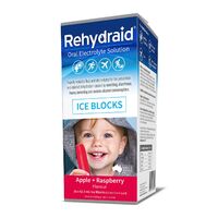 Rehydraid Iceblocks Apple Raspberry 16 Pack