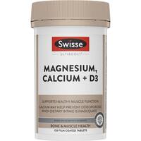 Swisse Ultiboost Magnesium + Calcium + D3 120 Tablets