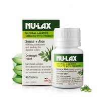 NuLax Natural Laxative Tablets with Prebiotic 40 Tablets