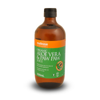 Melrose Organic Aloe Vera & Paw Paw Juice 500mL