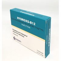 Hydroxo Vitamin B12 Injection 1mg/1mL 3 ampoules