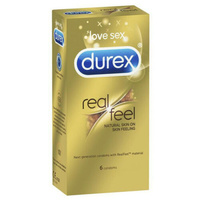 Durex Real Feel Condoms 6 Pack
