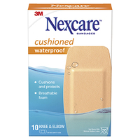 Nexcare Cushioned Waterproof Bandages 10 Pack