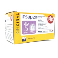 Insupen Pen Insulin Needle 31g 0.25mm 5mm 100 Pack