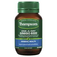 Thompsons One-A-Day Ginkgo 6000mg Capsules 60