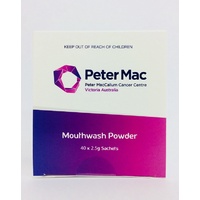 Peter Mac Mouthwash Powder 40 x 2.5g Sachets