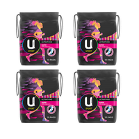 U by Kotex Sport Ultrathins Pads Super Wing 10 Pack [Bulk Buy 4 Units]